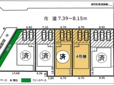 沼津市共栄町第3　新築分譲住宅　全5棟
